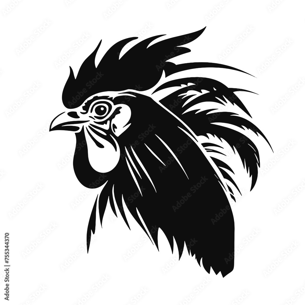 rooster Silhouette rooster Silhouette