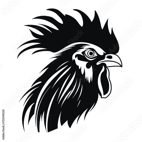 Wallpaper Mural rooster  Silhouette   Torontodigital.ca