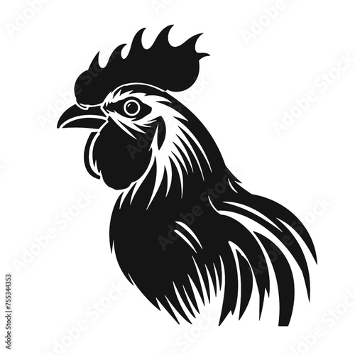 Wallpaper Mural rooster  Silhouette   Torontodigital.ca