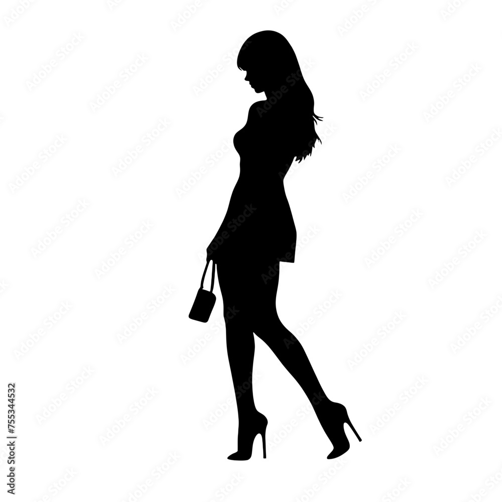 silhouette of a woman silhouette of a woman
