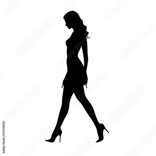 silhouette of a woman