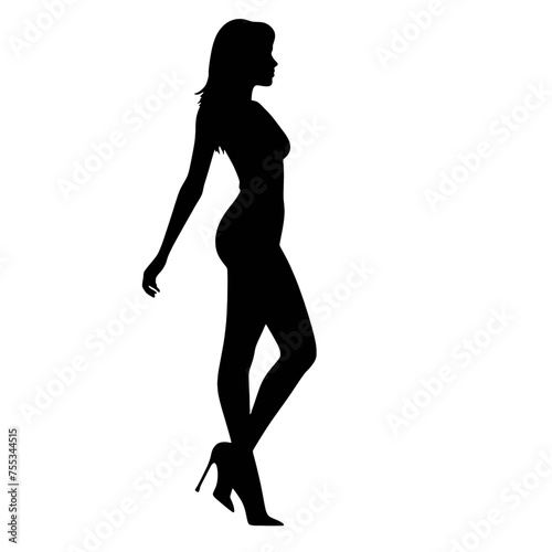 silhouette of a woman