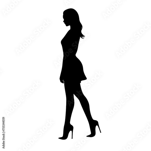 silhouette of a woman