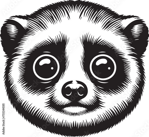 Adorable Red Panda Vector Design