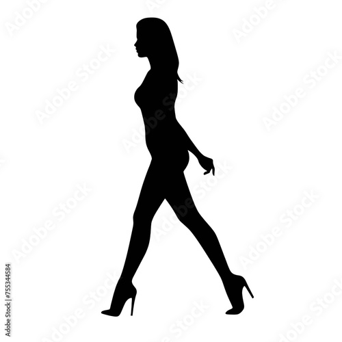 silhouette of a woman