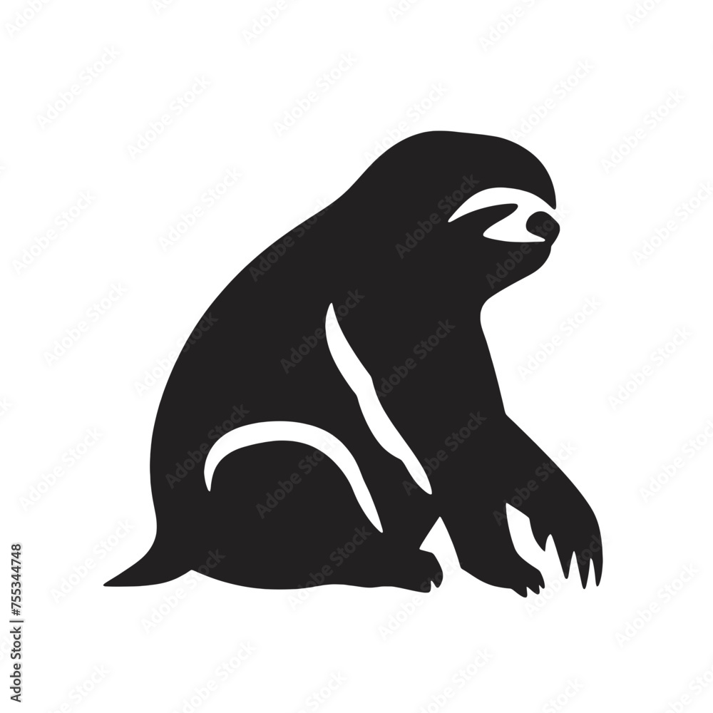 Sloth Silhouette 