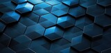 Abstract Blue Geometric Tiles Background