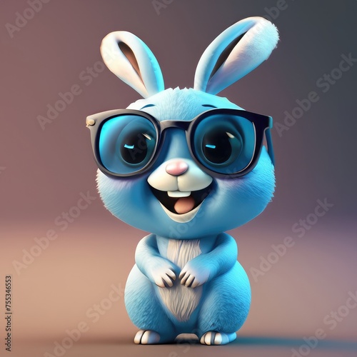 3D Cute Hare character