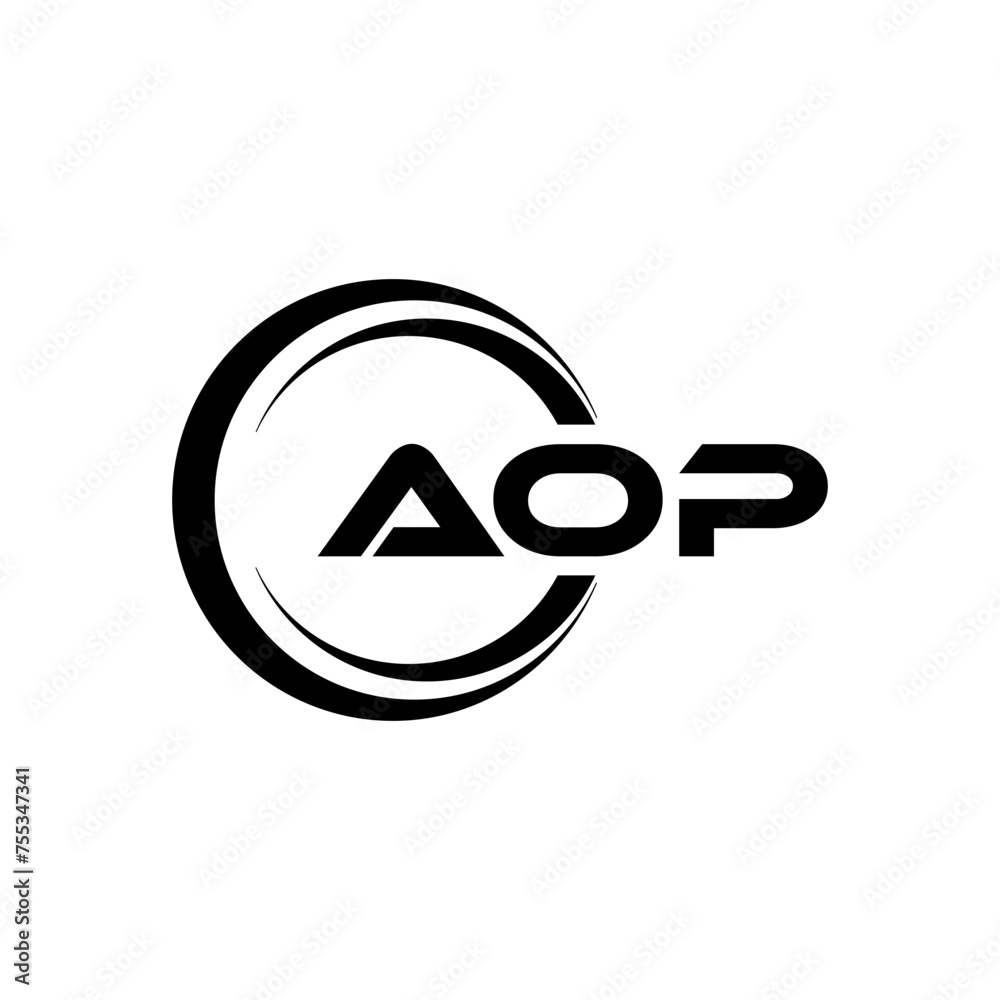 AOP Letter Logo Design, Inspiration for a Unique Identity. Modern Elegance and Creative Design. Watermark Your Success with the Striking this Logo.