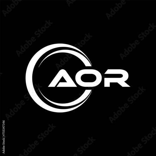 AOR Letter Logo Design, Inspiration for a Unique Identity. Modern Elegance and Creative Design. Watermark Your Success with the Striking this Logo. photo