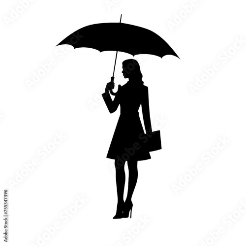 person under umbrella