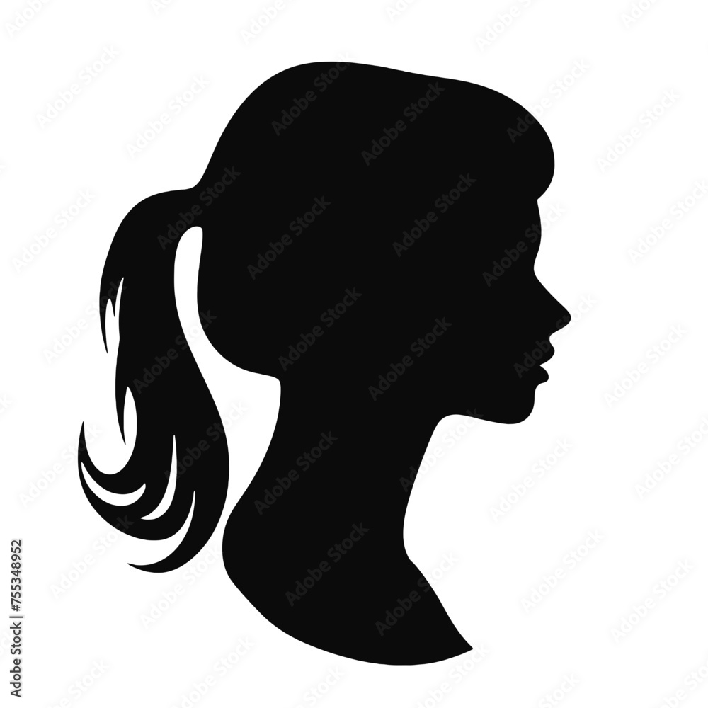 beauty girl illustration isolated on clear background, idea for business cards, templates, web, brochure, posters, postcards, salon beauty girl illustration isolated on clear background, idea for business cards, templates, web, brochure, posters, postcards, salon
