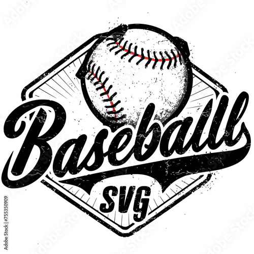 Creative Baseball Logo for Merchandise