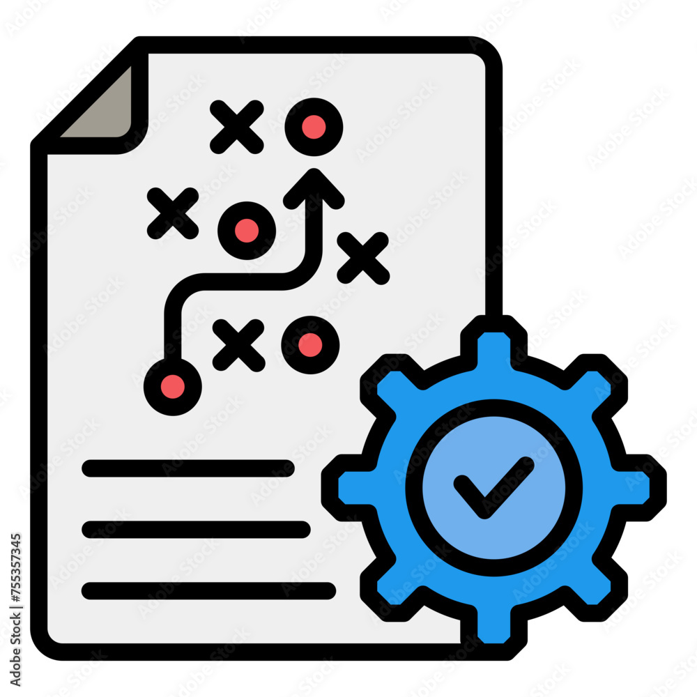 Financial Strategy Icon Element For Design Financial Strategy Icon Element For Design