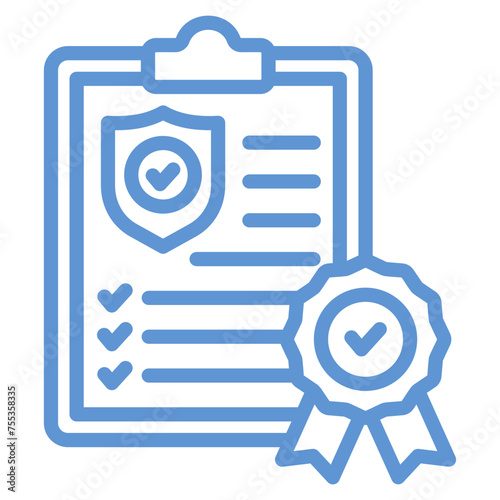 Financial Compliance Icon Element For Design