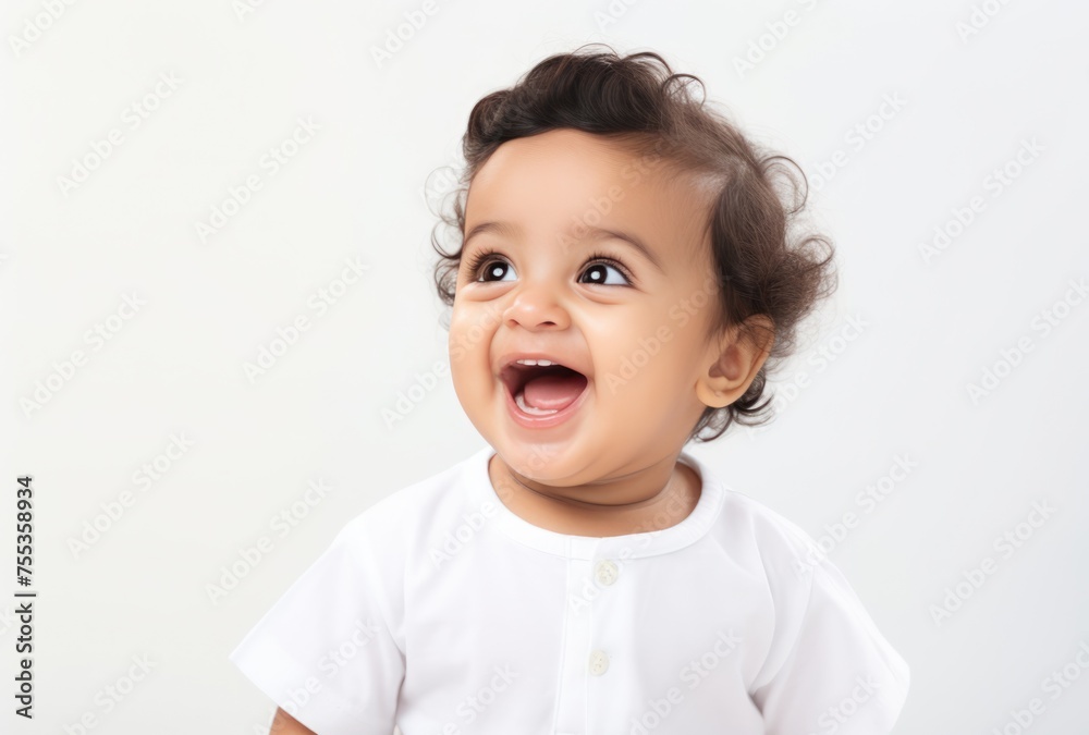 Adorable Baby Laughing and Smiling for the Camera Adorable Baby Laughing and Smiling for the Camera