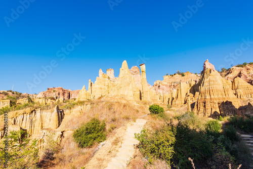 Landscape of Chuxiong Yuanmou Tulin in Yunnan  China