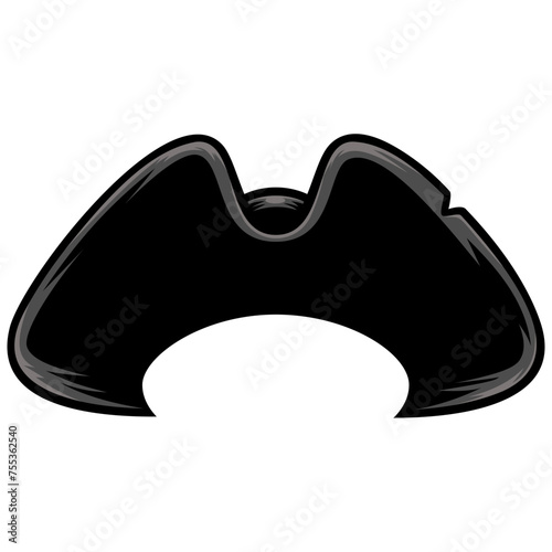 Pirate Hat Vector Illustration Icon