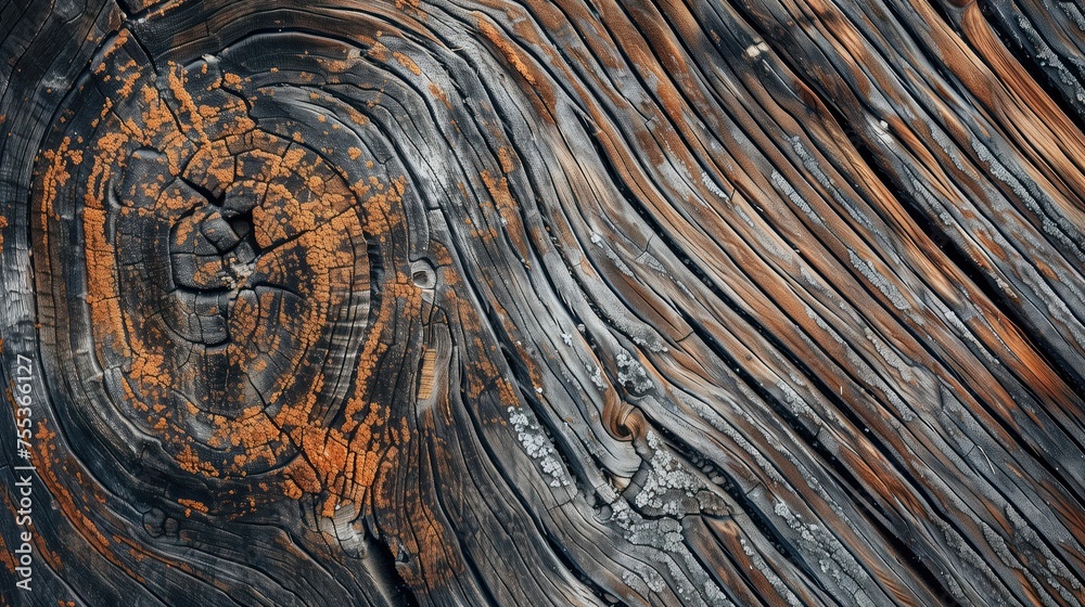 Tree Textured Time, intricate patterns and vivid contrasts in a cross-section of a tree trunk, showcasing nature's artistry through the detailed grain, rings indicating age, and the beautiful Tree Textured Time, intricate patterns and vivid contrasts in a cross-section of a tree trunk, showcasing nature's artistry through the detailed grain, rings indicating age, and the beautiful