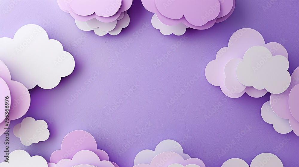 AI art, lavender color background