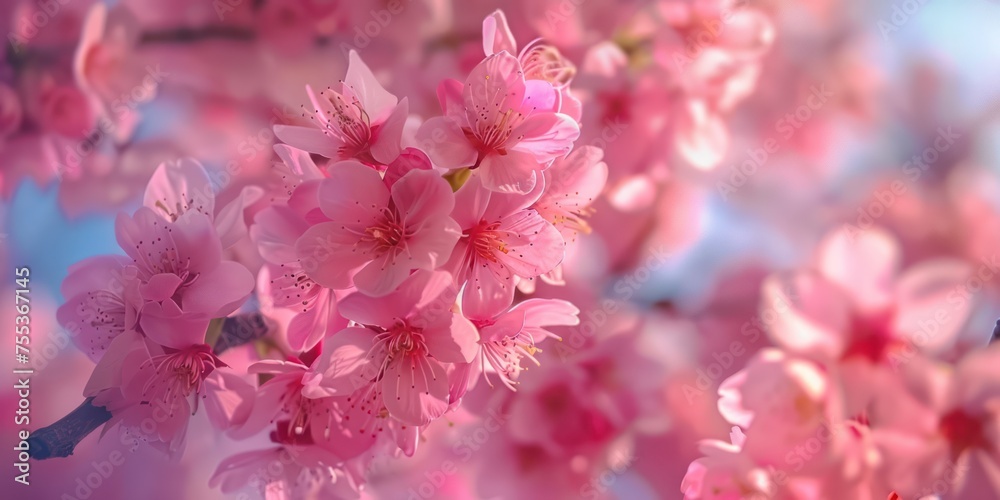 photorealism of cherry blossom delight