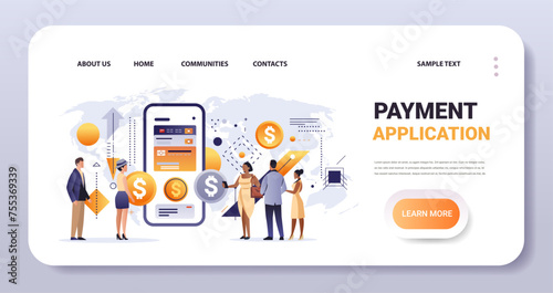 mix race people making payments with debit or credit cards financial transactions fintech business investment concept horizontal