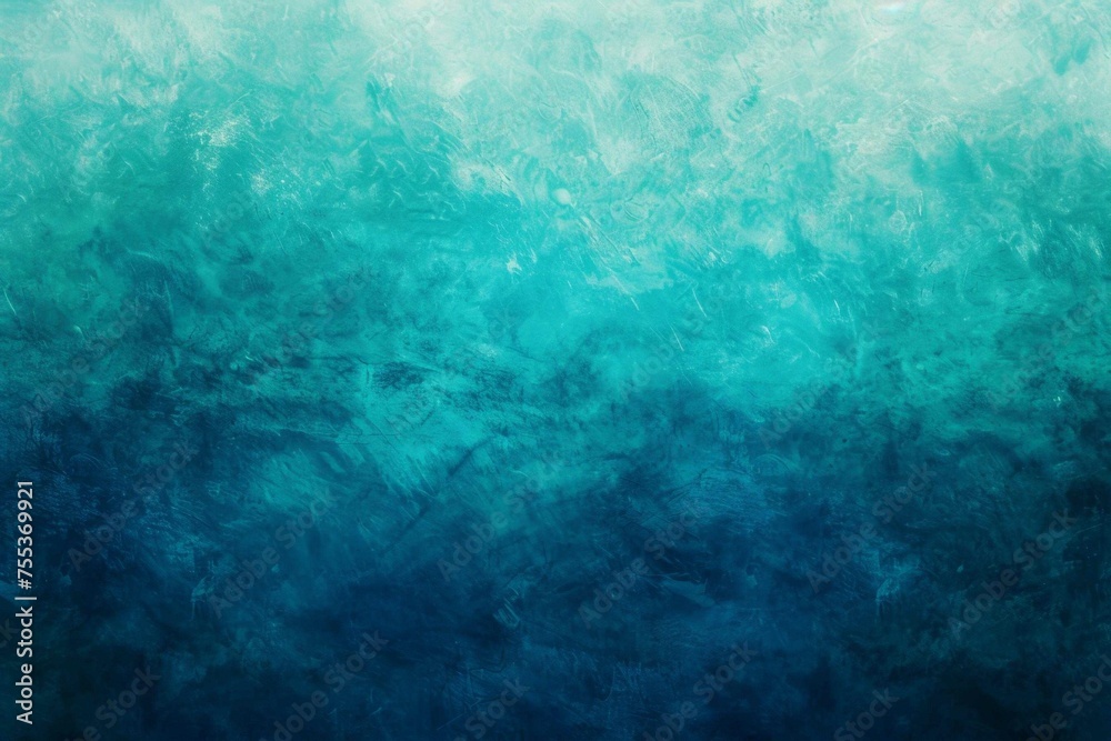 A radiant gradient that transitions from a bright turquoise to a deep teal, suggesting the depths of the ocean