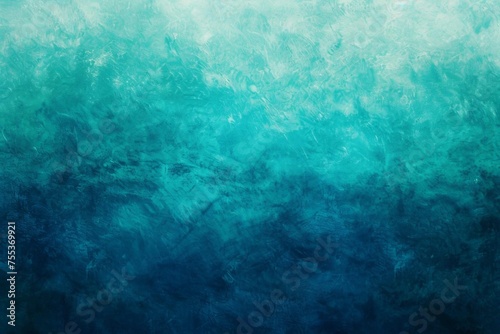 A radiant gradient that transitions from a bright turquoise to a deep teal, suggesting the depths of the ocean