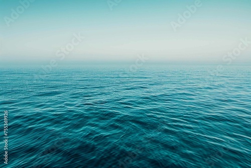 A radiant gradient that transitions from a bright turquoise to a deep teal, suggesting the depths of the ocean © Andrei