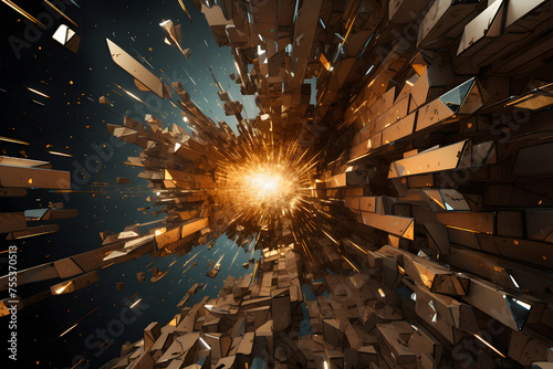 golden explosion breakaway fractal