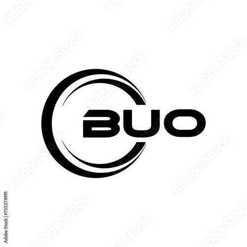 BUO Logo Design, Inspiration for a Unique Identity. Modern Elegance and Creative Design. Watermark Your Success with the Striking this Logo. photo
