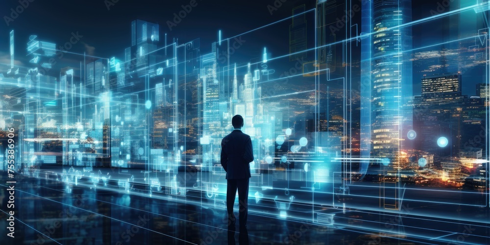 new normal Futuristic Technology in smart automation industrial concept using artificial intelligence, machine learning, digital twin, 5g, big data, iot, augmented mixed virtual rality, vr ,robot new normal Futuristic Technology in smart automation industrial concept using artificial intelligence, machine learning, digital twin, 5g, big data, iot, augmented mixed virtual rality, vr ,robot