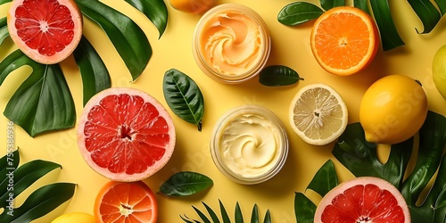  Fruit-Infused Cosmetics  A Lively Blend of Beauty and Nature . Concept Fruit-Infused Cosmetics  Natural Beauty  Skincare Secrets  Radiant Complexion  Fresh Ingredients