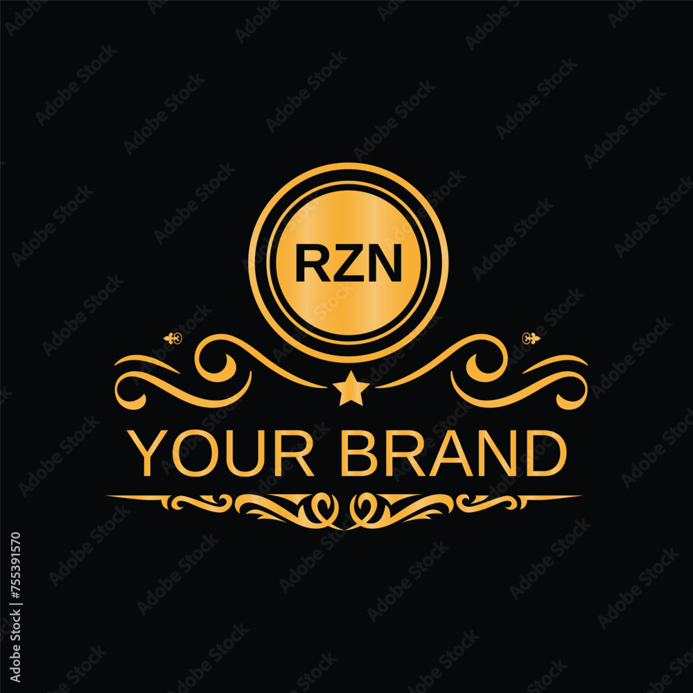 Creative RZN letter logo design for your business brands Creative RZN letter logo design for your business brands