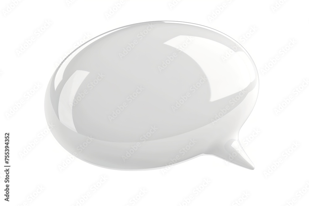 A white object with a round shape and a small pointy end A white object with a round shape and a small pointy end