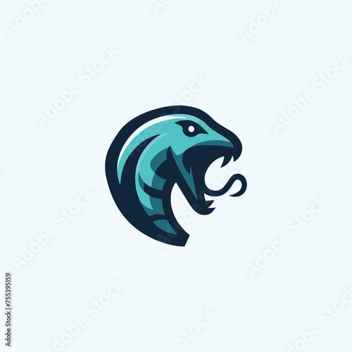 Cobra logo design gamer type .eps