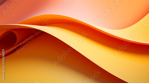 Elegant 3D abstract background with corrugated surface