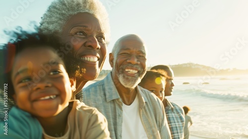 Images of diverse seniors engaging in inspiring retirement activities, hiking and happy senior friends bonding, talking and laughing at comic joke in forest.