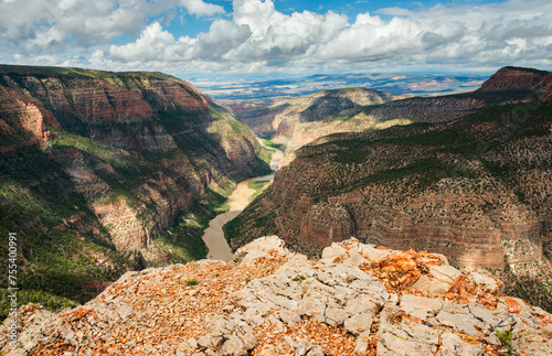 Overlook at Dinosaur National Monument in Colorado