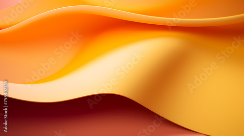 Undulating surface with copy space, modern 3D gradient background