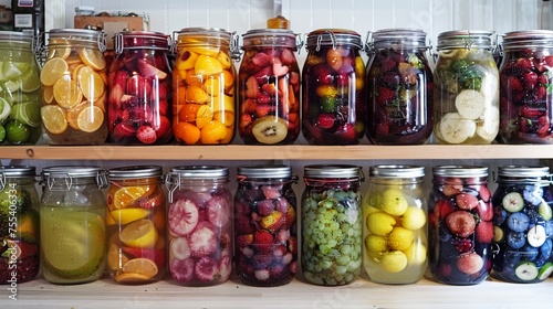 Fruit preservation methods and their effects on texture and color