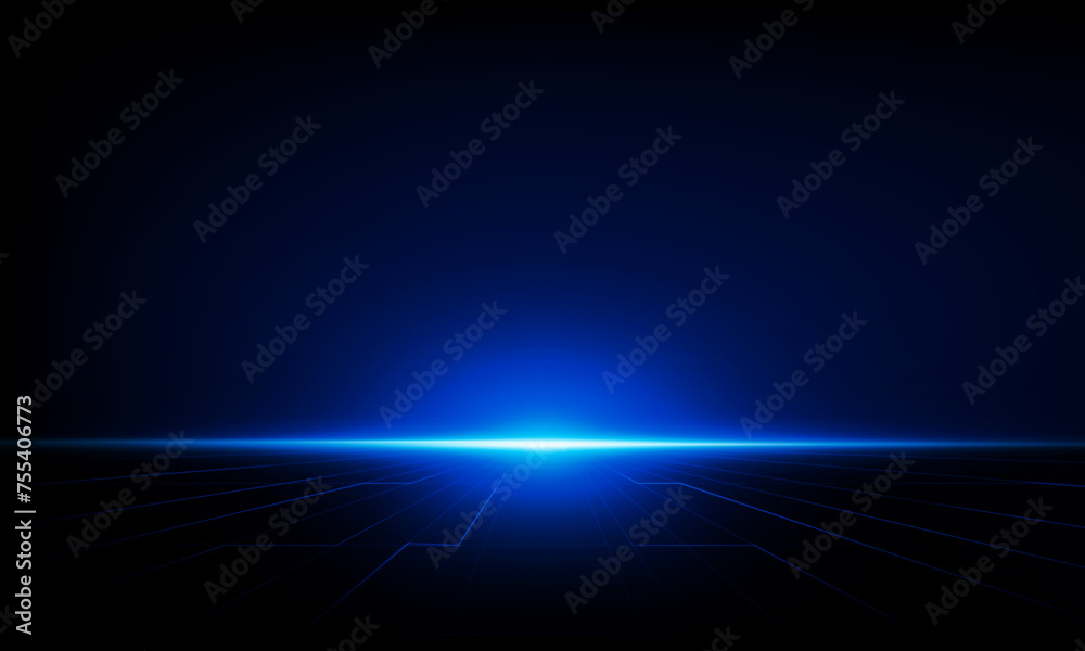 Abstract Door open Light of technology background Hitech communication concept innovation background vector design.
