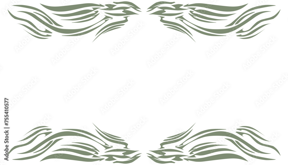 Fototapeta premium Abstract background with watercress colors