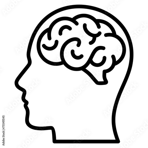 Brain Icon For Design Element