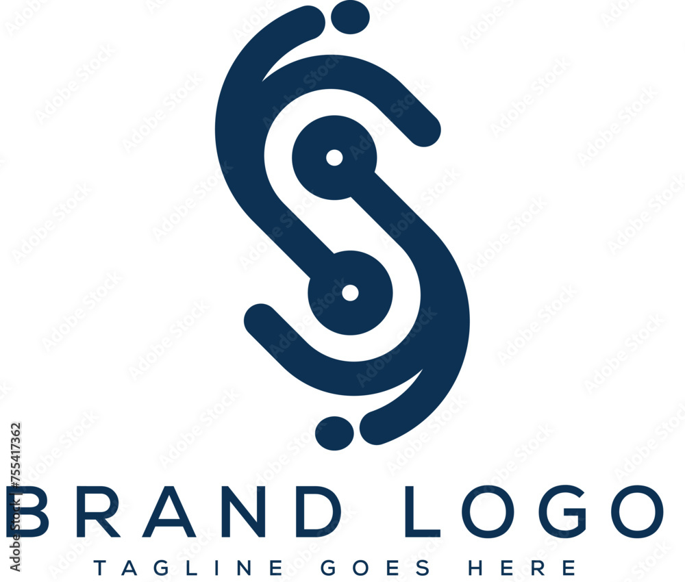 letter S logo design vector template design for brand. letter S logo design vector template design for brand.