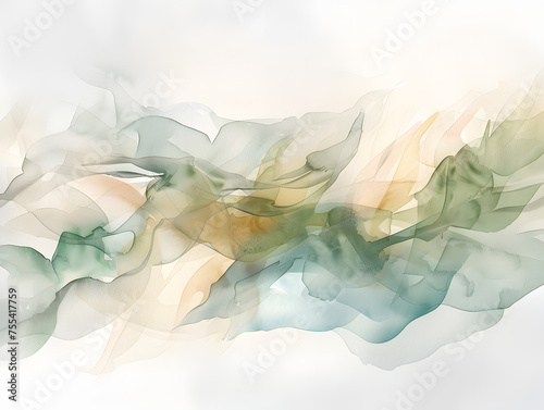 A detailed painting of smoke on a white background, showcasing the artists creative use of watercolor paint to create an intriguing and captivating artwork