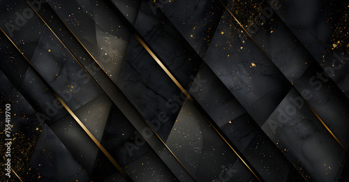 Elegant background featuring a high-resolution of dark blue marble with juxtaposing natural gold veins creating a luxurious pattern suitable for sophisticated designs