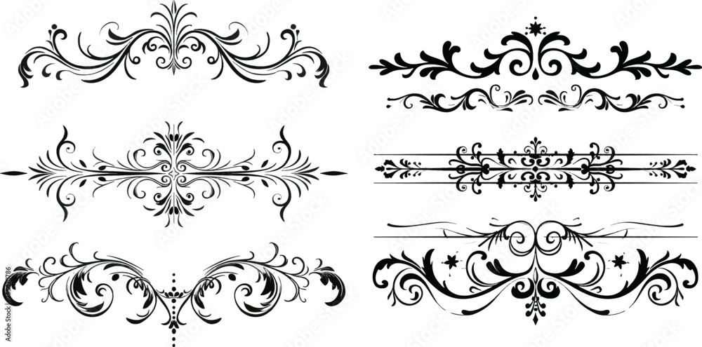 Flourishes decorative dividers Flourishes decorative dividers