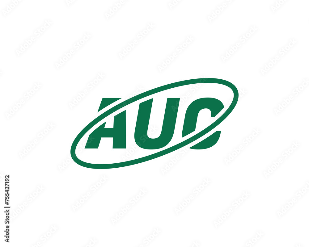 AUC Logo design vector template AUC Logo design vector template