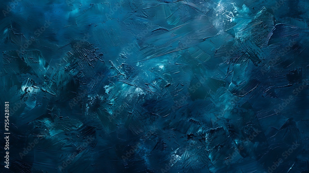 an abstract textured background with varying shades of deep blue ...